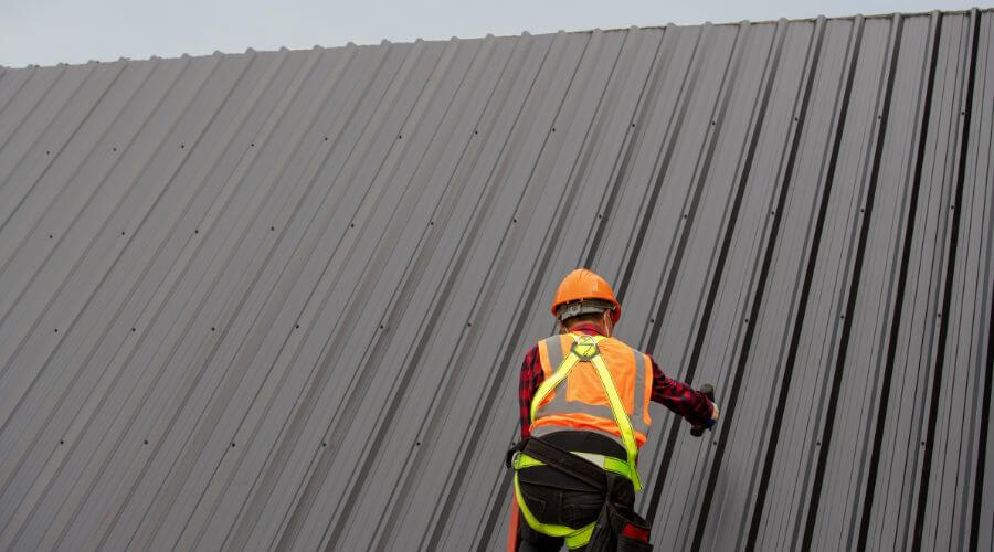 Professional metal roof installation services in Linville, VA